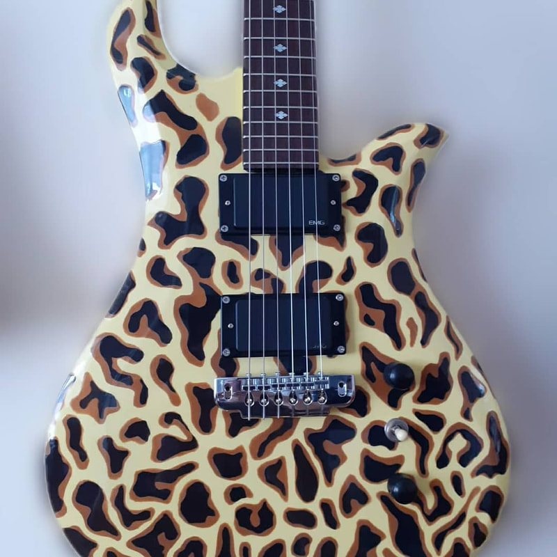 Hilditch Guitars Eagle Leopard Body